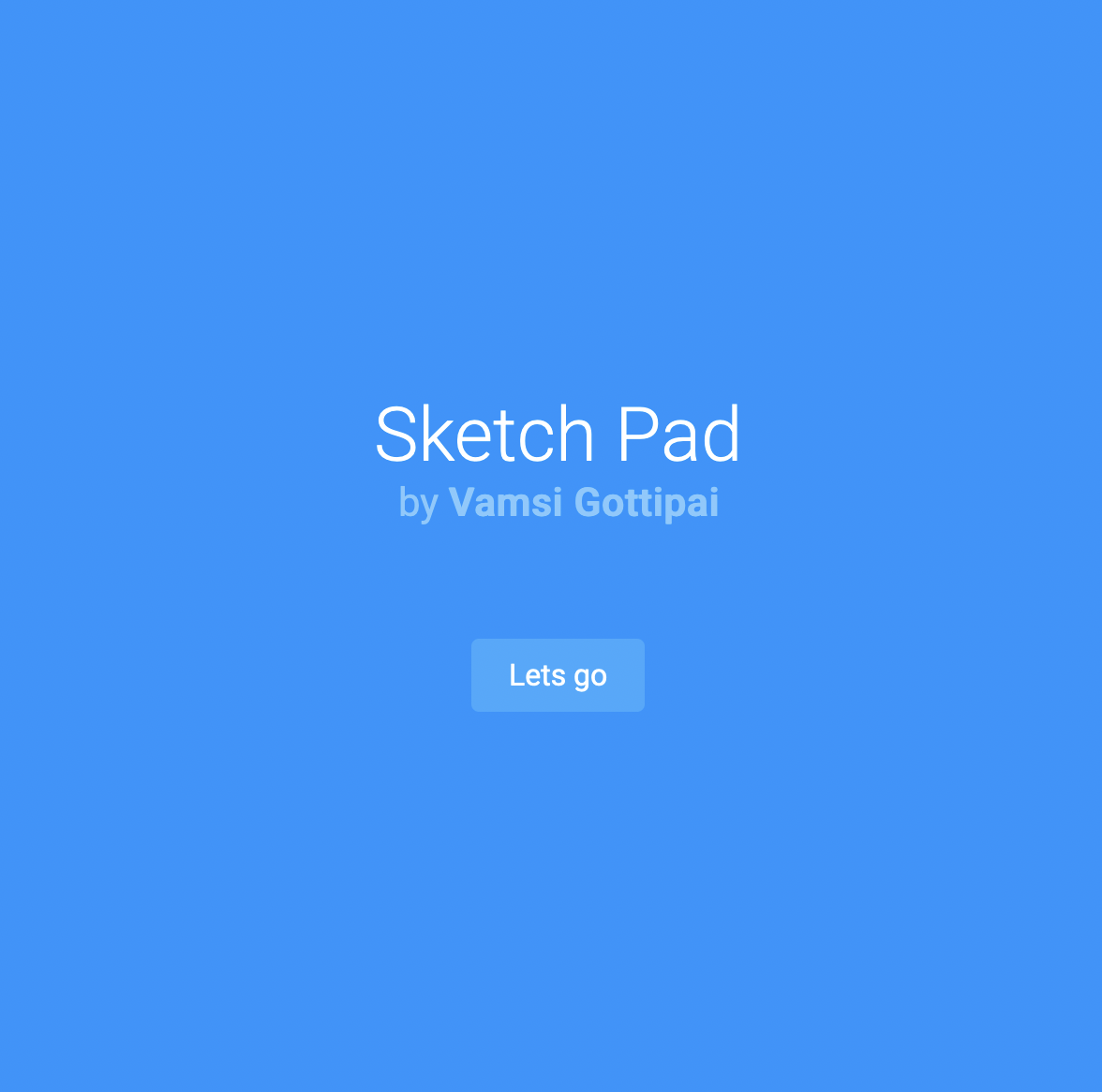 Sketch Pad drawing app