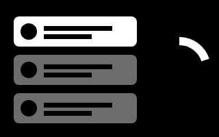 Animated candidate cards with a match score ring